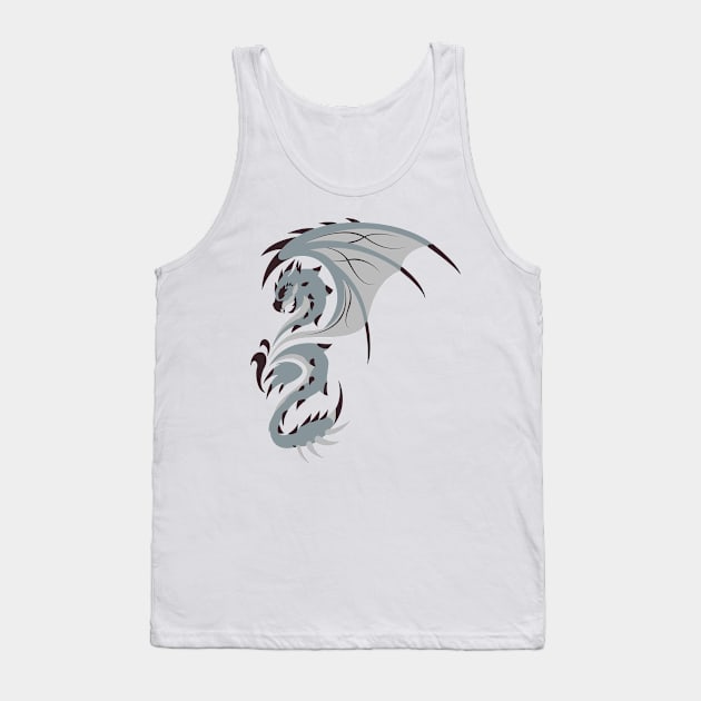 Reign of Heavens - Silver Rathalos Tank Top by kinokashi